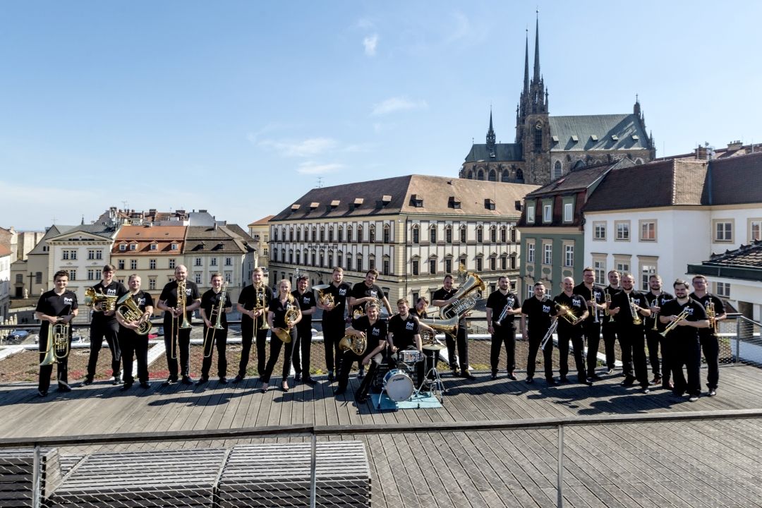 Brno Brass Fest na střeše v centru Brna